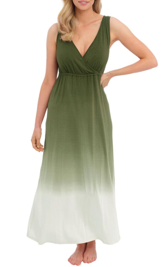 Fantasie Aurora Maxi Dress - Olive - S - 10