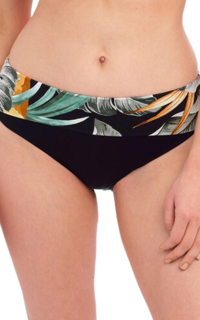 Fantasie Bamboo Grove Fold Bikini Brief - Jet - 2XL - 18