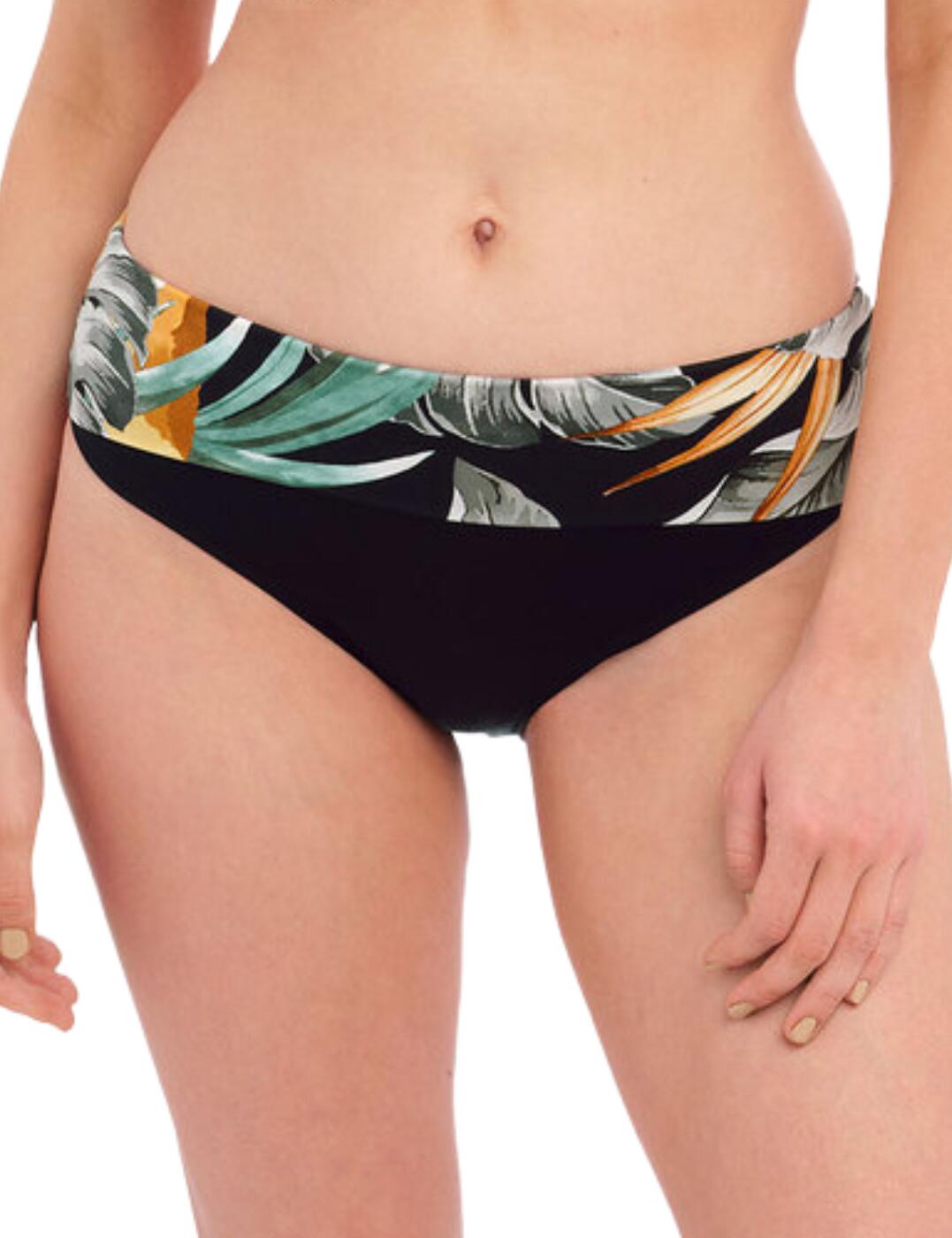 Fantasie Bamboo Grove Fold Bikini Brief - Jet - 2XL - 18