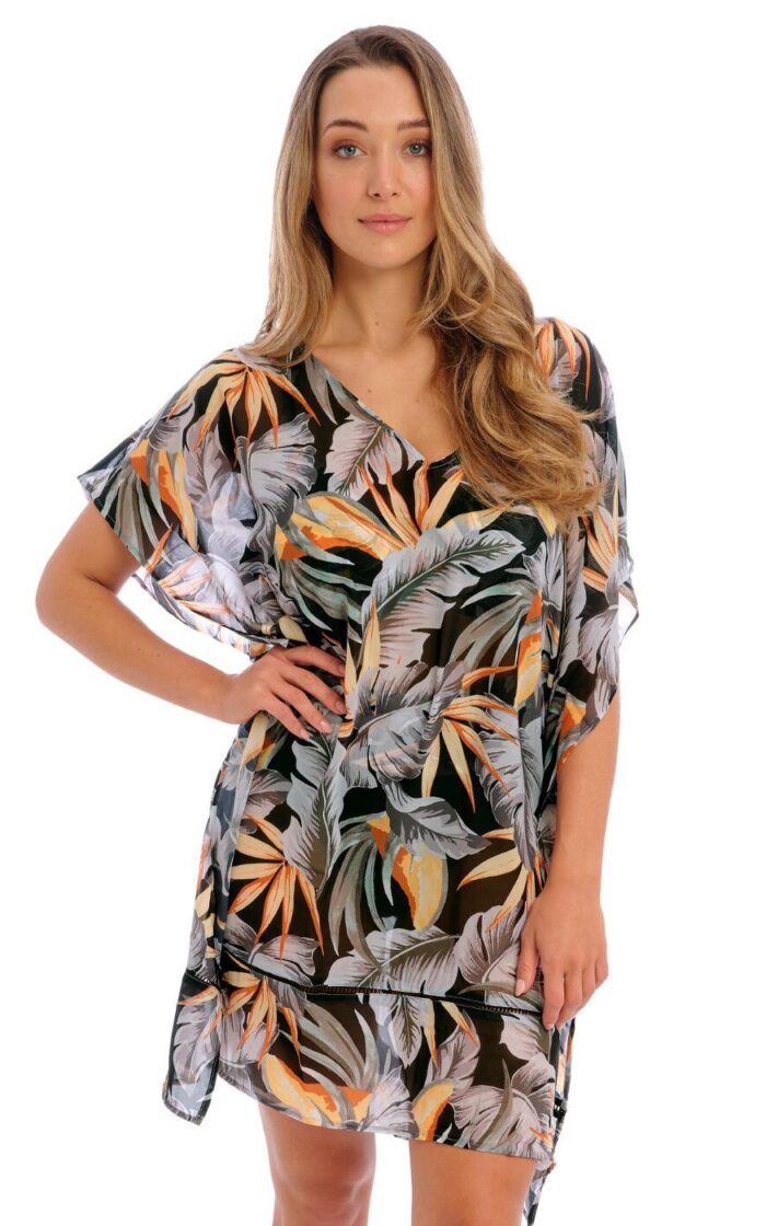 Fantasie Bamboo Grove Kaftan - Jet - L - 14