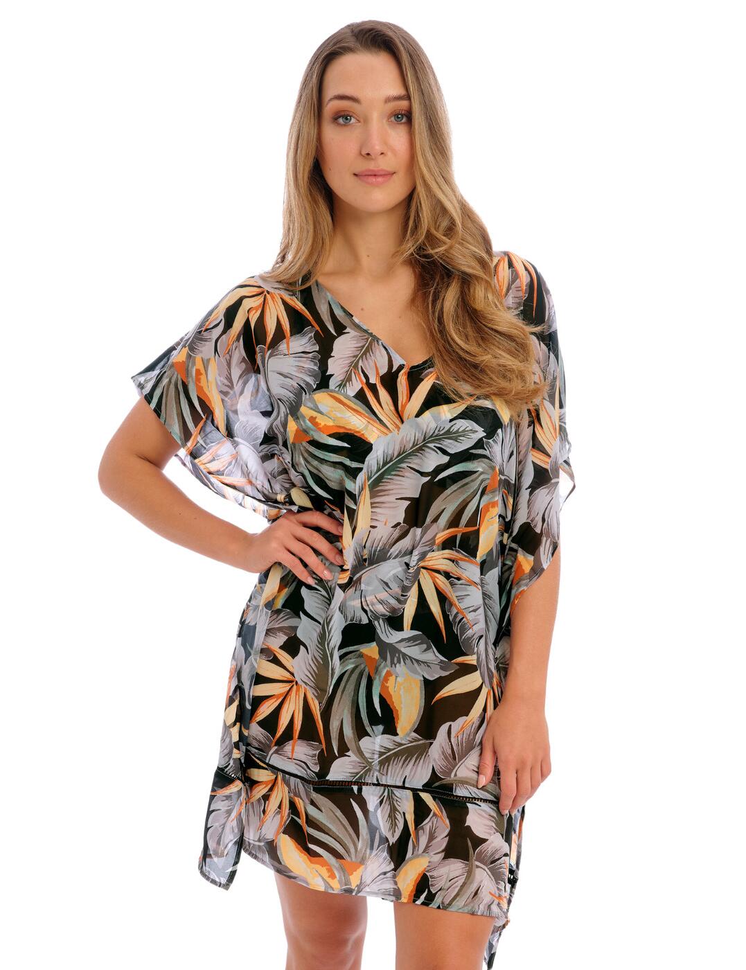 Fantasie Bamboo Grove Kaftan - Jet - L - 14