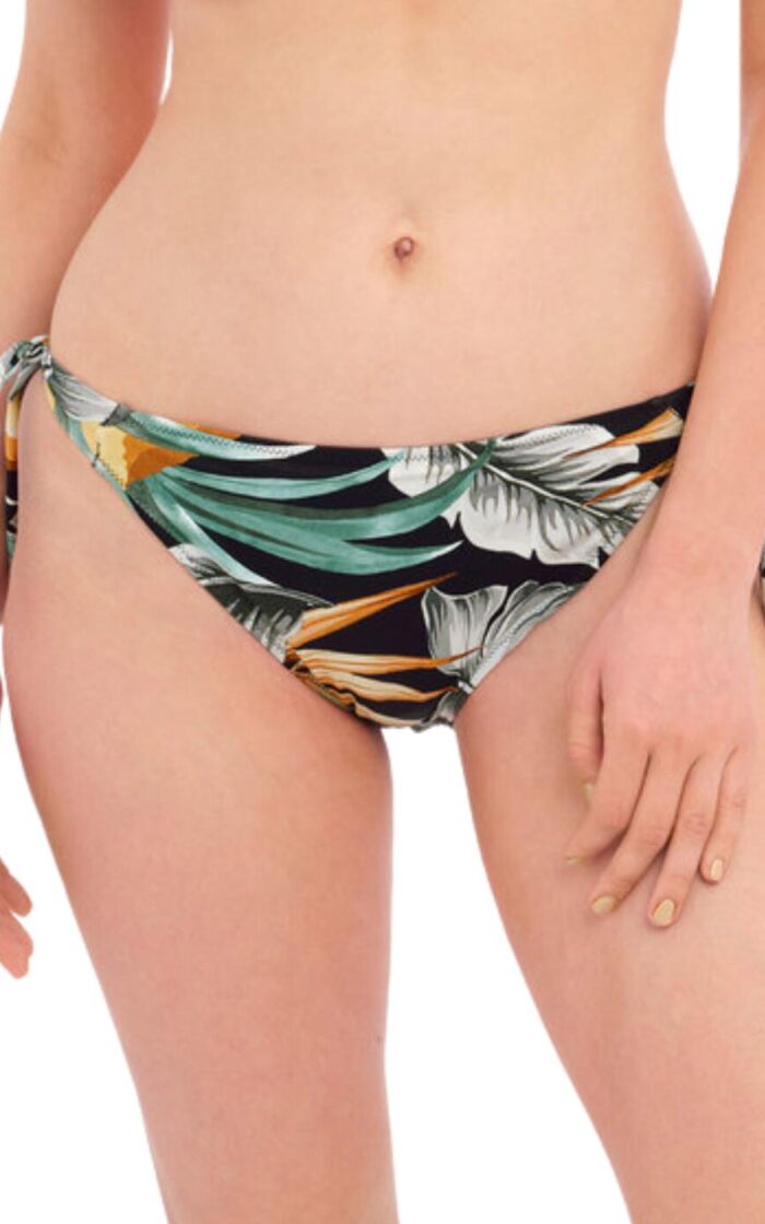 Fantasie Bamboo Grove Tie Side Bikini Brief - Jet - L - 14