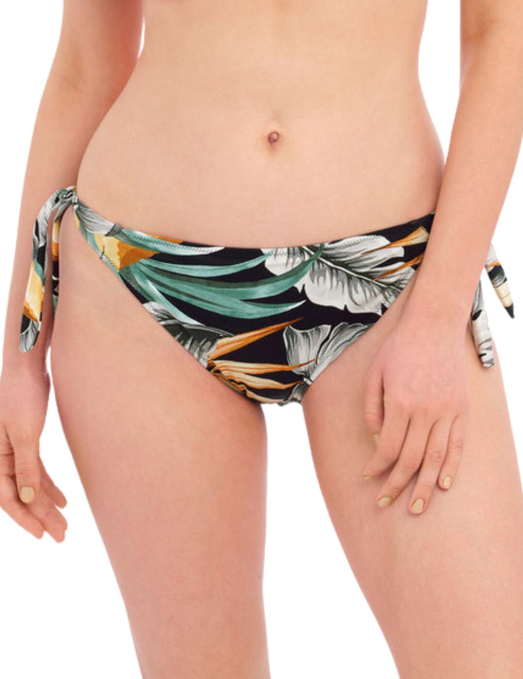 Fantasie Bamboo Grove Tie Side Bikini Brief - Jet - L - 14