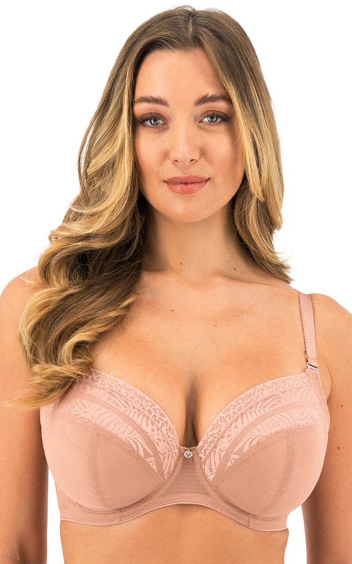 Fantasie Devote Side Support Plunge Bra - Cafe Au Lait - 34DD