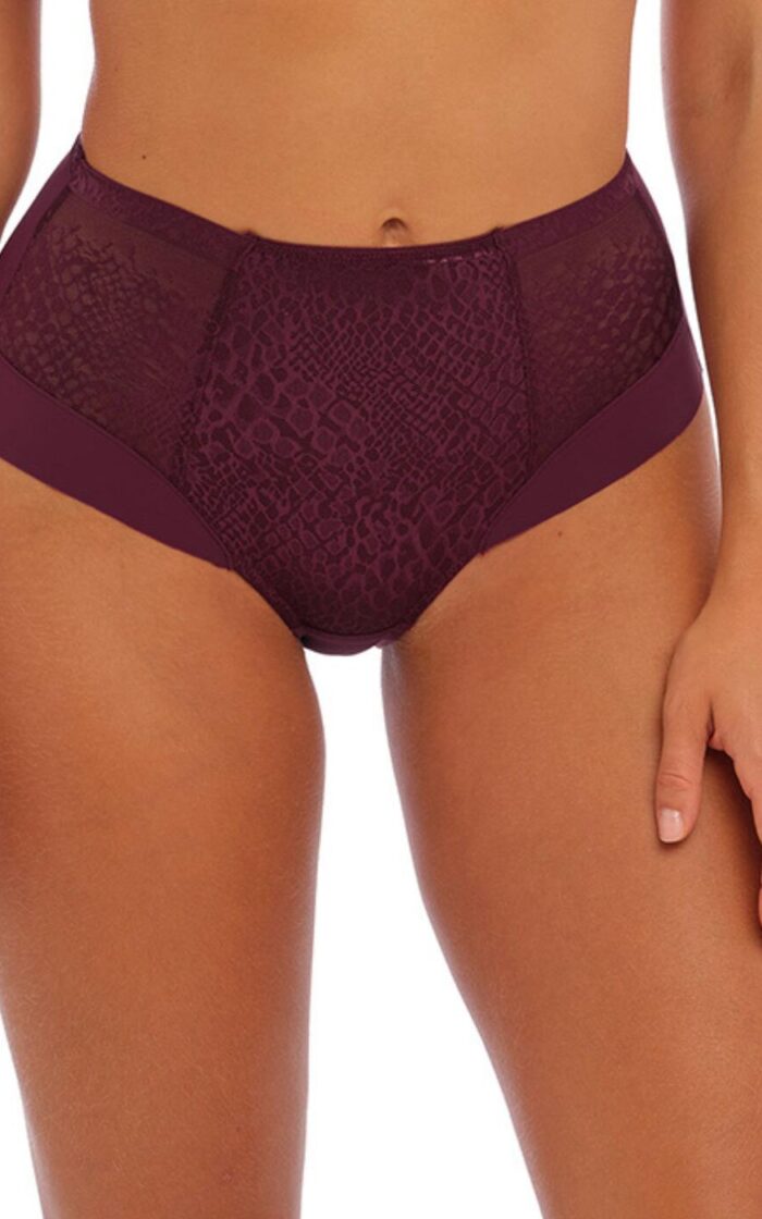 Fantasie Envisage High Waist Brief - Mulberry - XS - 8