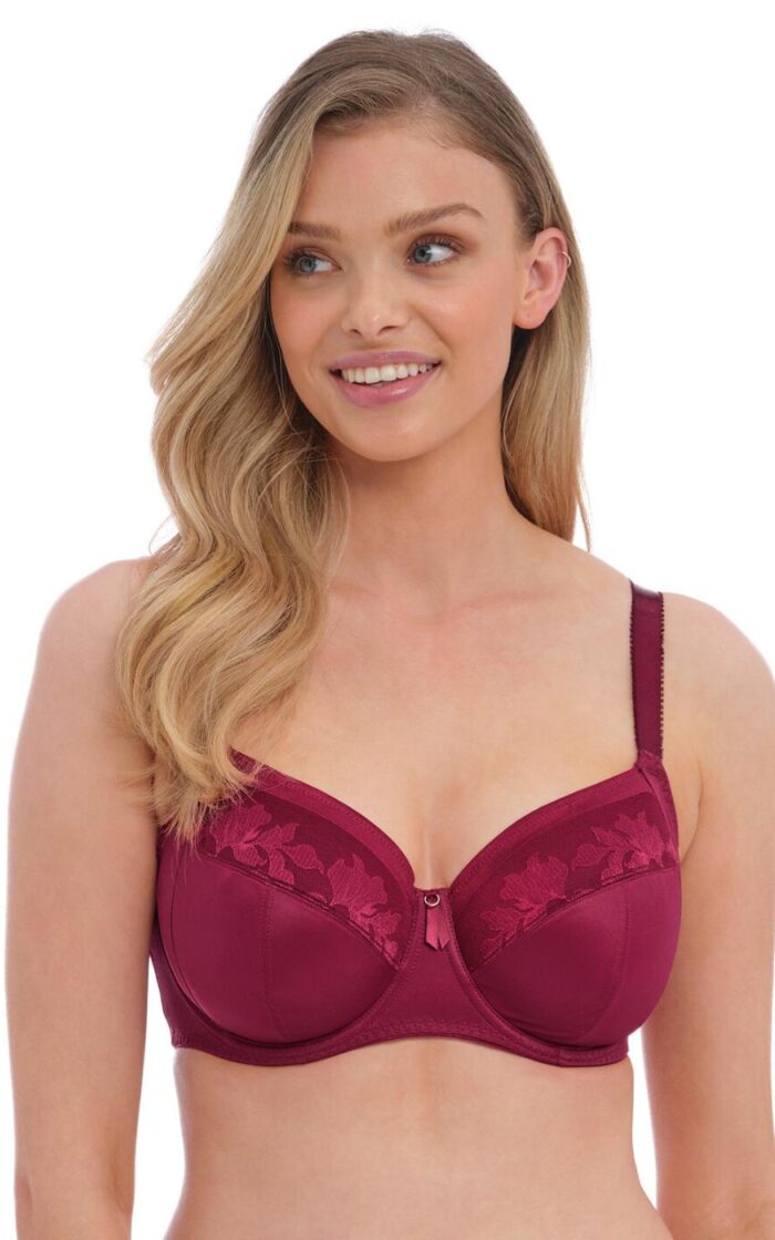 Fantasie Illusion Side Support Bra - Berry - 30DD