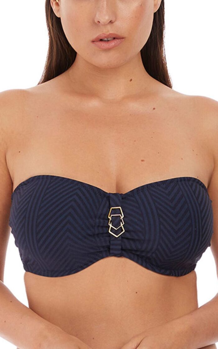 Fantasie Long Island Bandeau Bikini Top - Ink - 32DD