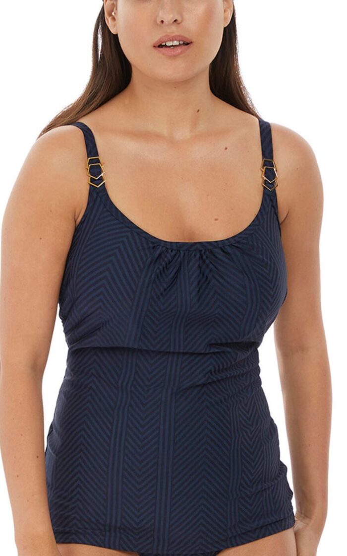 Fantasie Long Island Scoop Neck Tankini Top - Ink - 36D