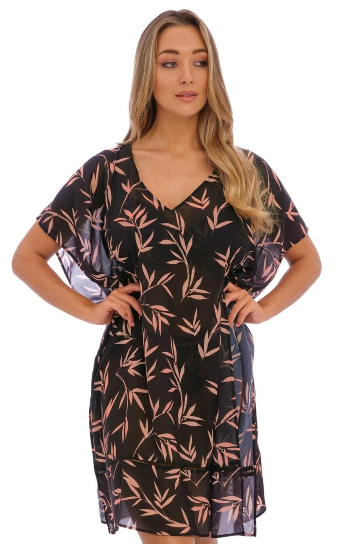 Fantasie Luna Bay Kaftan - Lacquered Black - S - 10