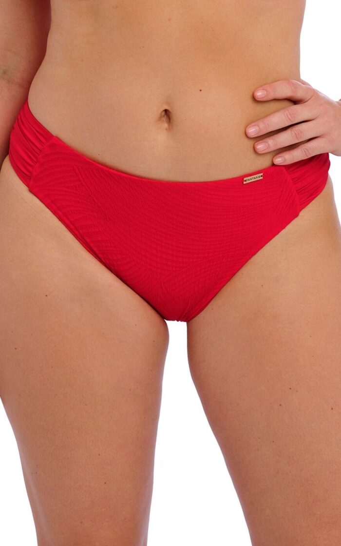 Fantasie Ottawa Mid Rise Bikini Brief - Radiant Red - 2XL - 18