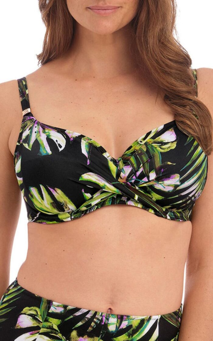 Fantasie Palm Valley Full Cup Bikini Top - Black - 32E