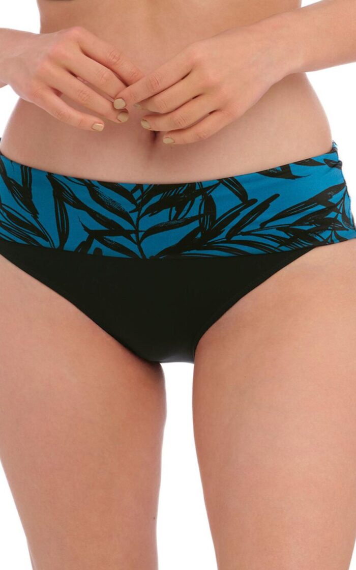 Fantasie Palmetto Bay Fold Bikini Brief - Zen Blue - S - 10