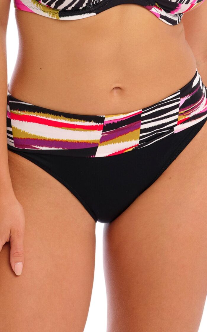 Fantasie Sanoa Island Fold Bikini Brief - Black - 2XL - 18