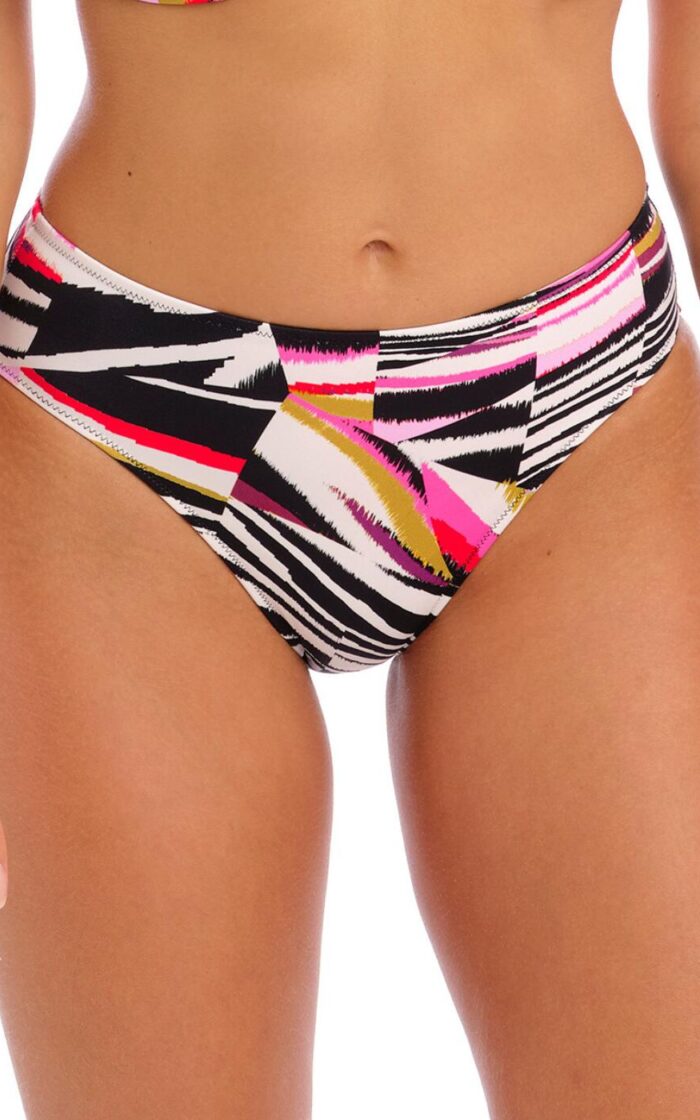 Fantasie Sanoa Island Mid Rise Bikini Brief - Black - M - 12