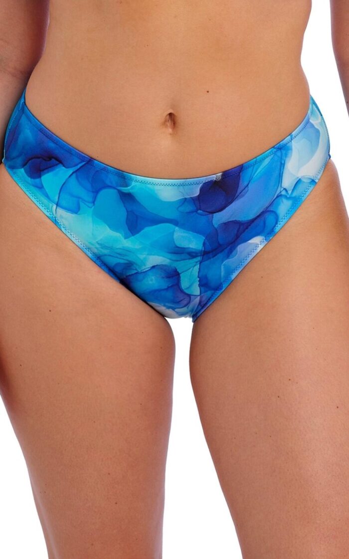 Fantasie Saunton Sands Mid Rise Bikini Brief - Dazzling Blue - 2XL - 18