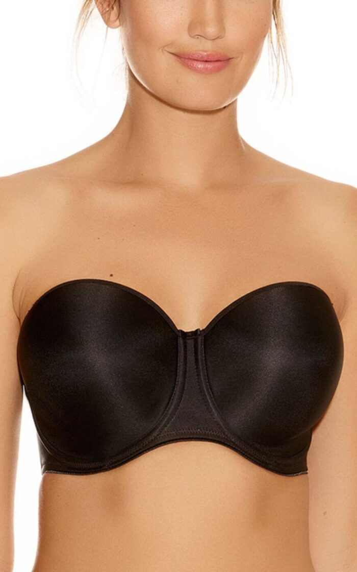 Fantasie Smoothing Moulded Strapless Bra - Black - 36B