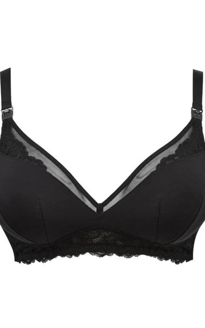 Figleaves Ella Nursing Bra - Black - 34G