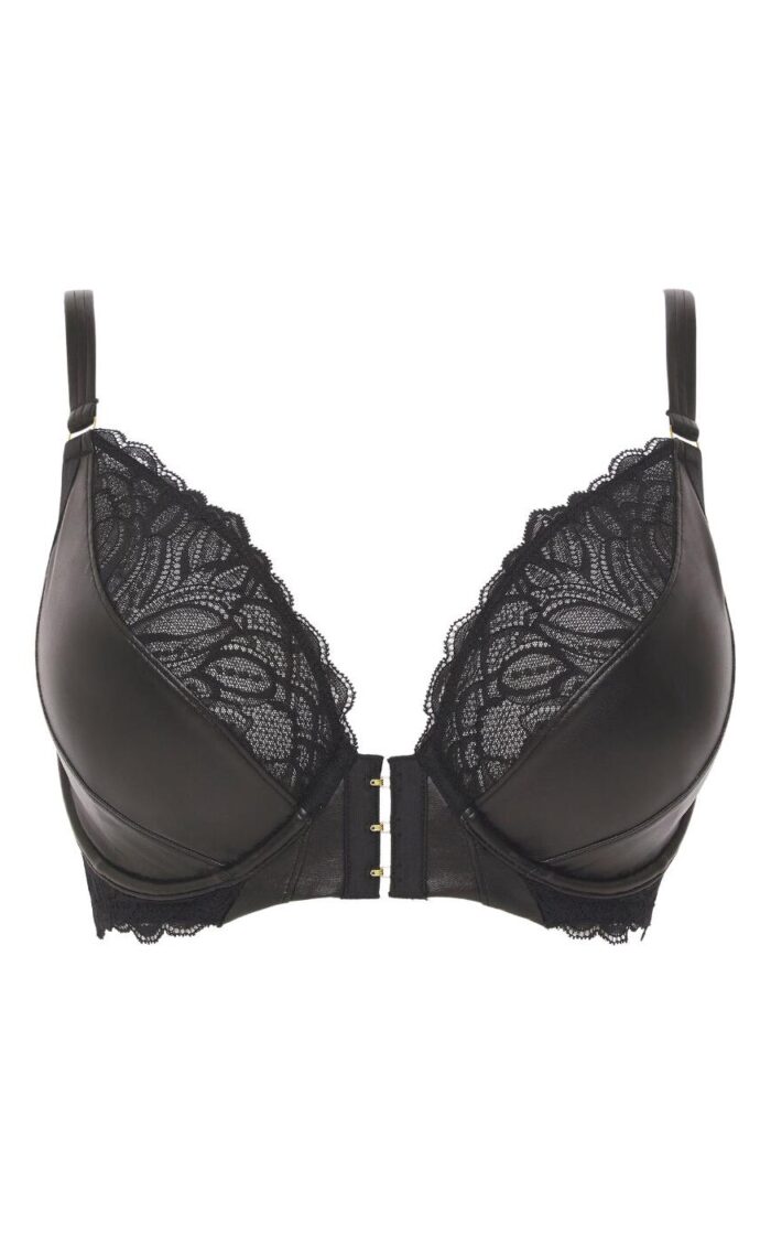 Figleaves Erin Plunge Bra - Black - 32E