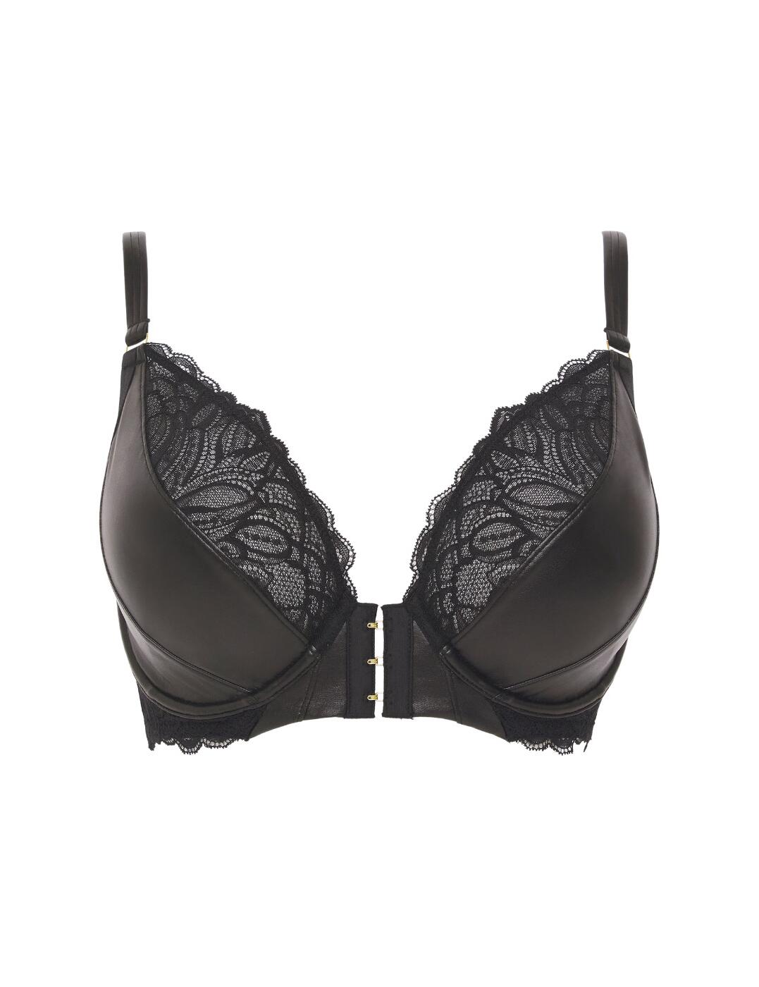 Figleaves Erin Plunge Bra - Black - 32E