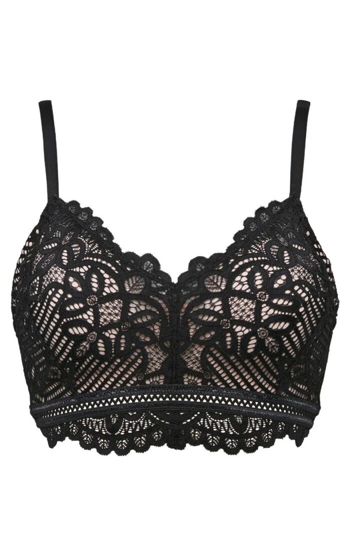 Figleaves Harper Underwired Bralette - Black - 36E