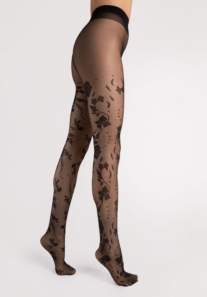 Fiore Flores Floral Tights