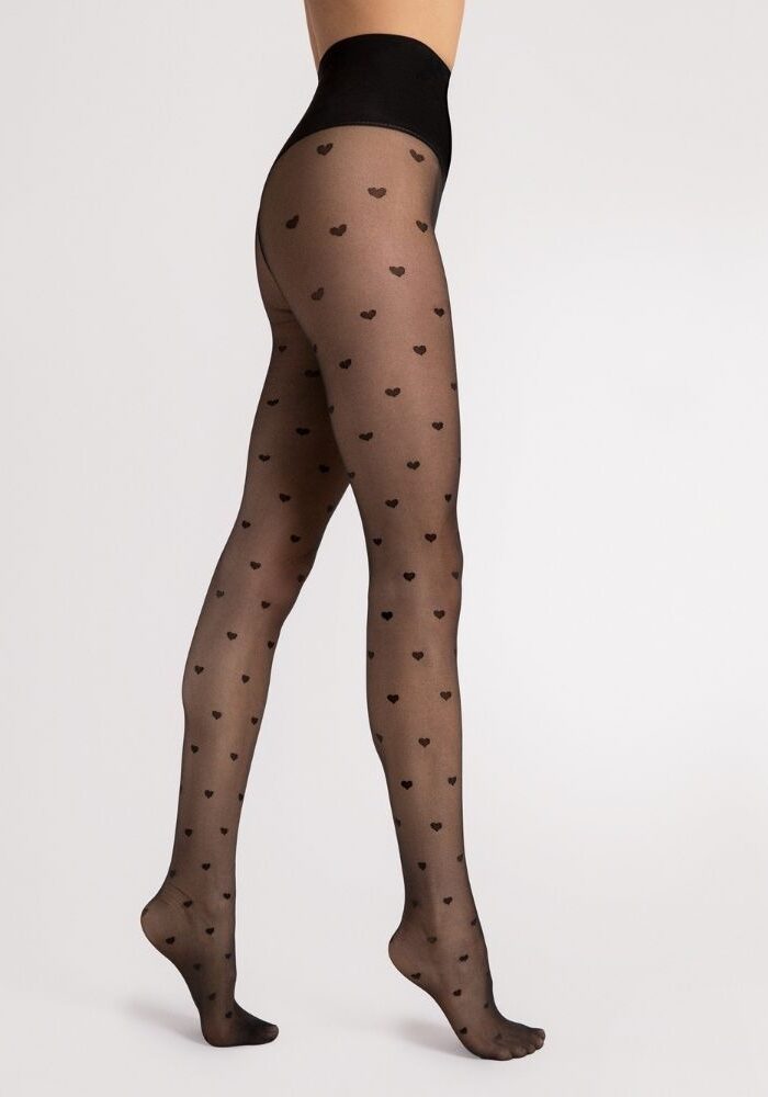 Fiore Heartbeat Patterned Tights