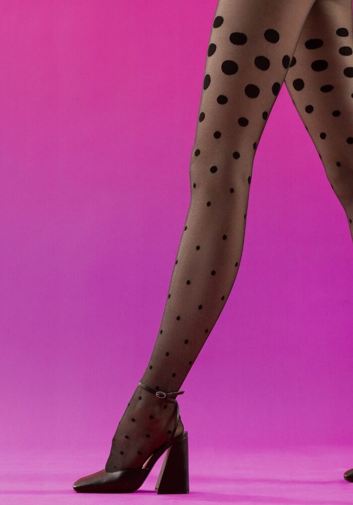 Fiore Natalie 15 Polka Dot Tights