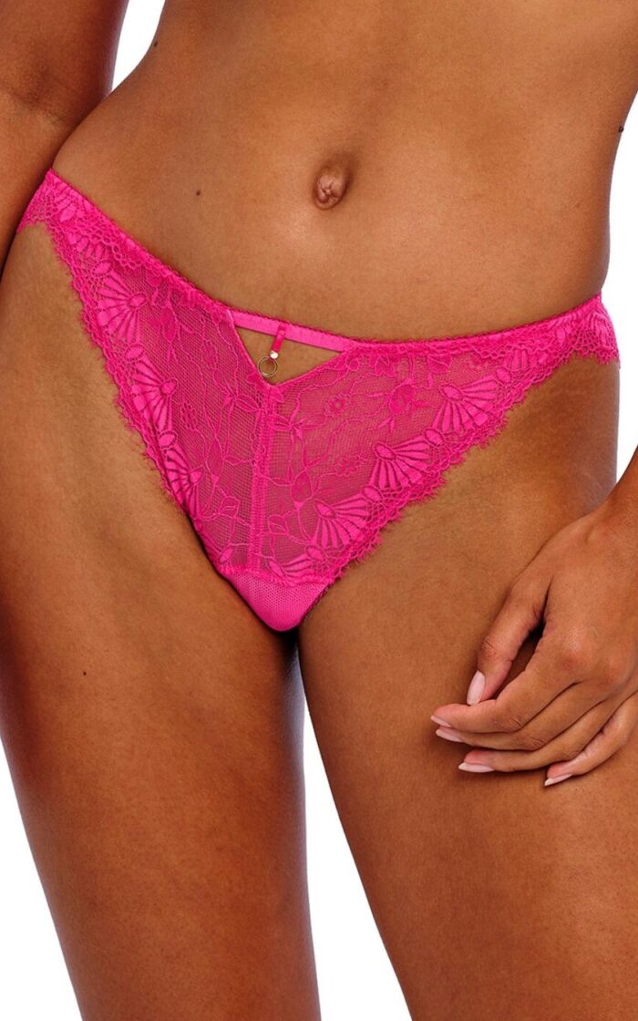Freya Fascinate Brief - Hot Pink - L - 14