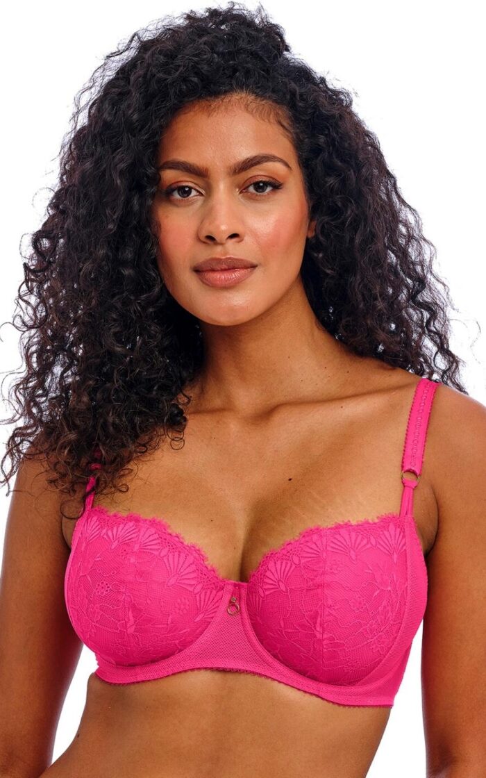 Freya Fascinate Underwired Balcony Bra - Hot Pink - 30F