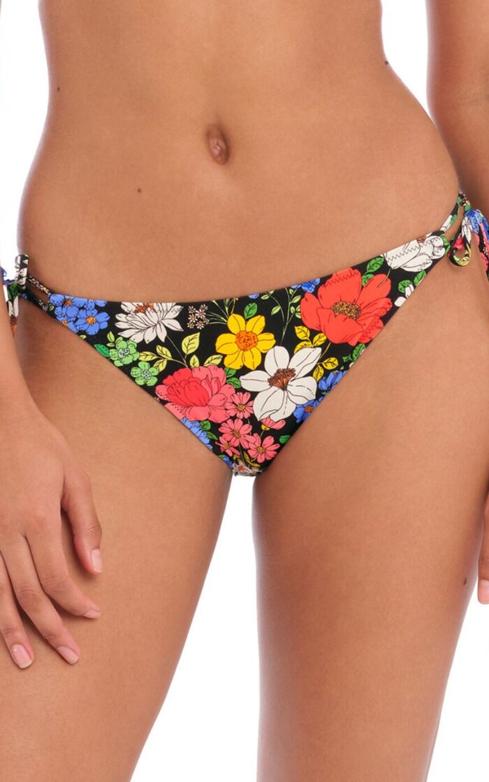 Freya Floral Haze Tie Side Bikini Brief - Multi - L - 14