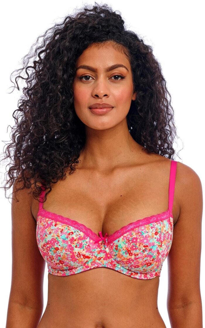 Freya Freya Flirt Padded Half Cup Bra - Hot Pink - 30E