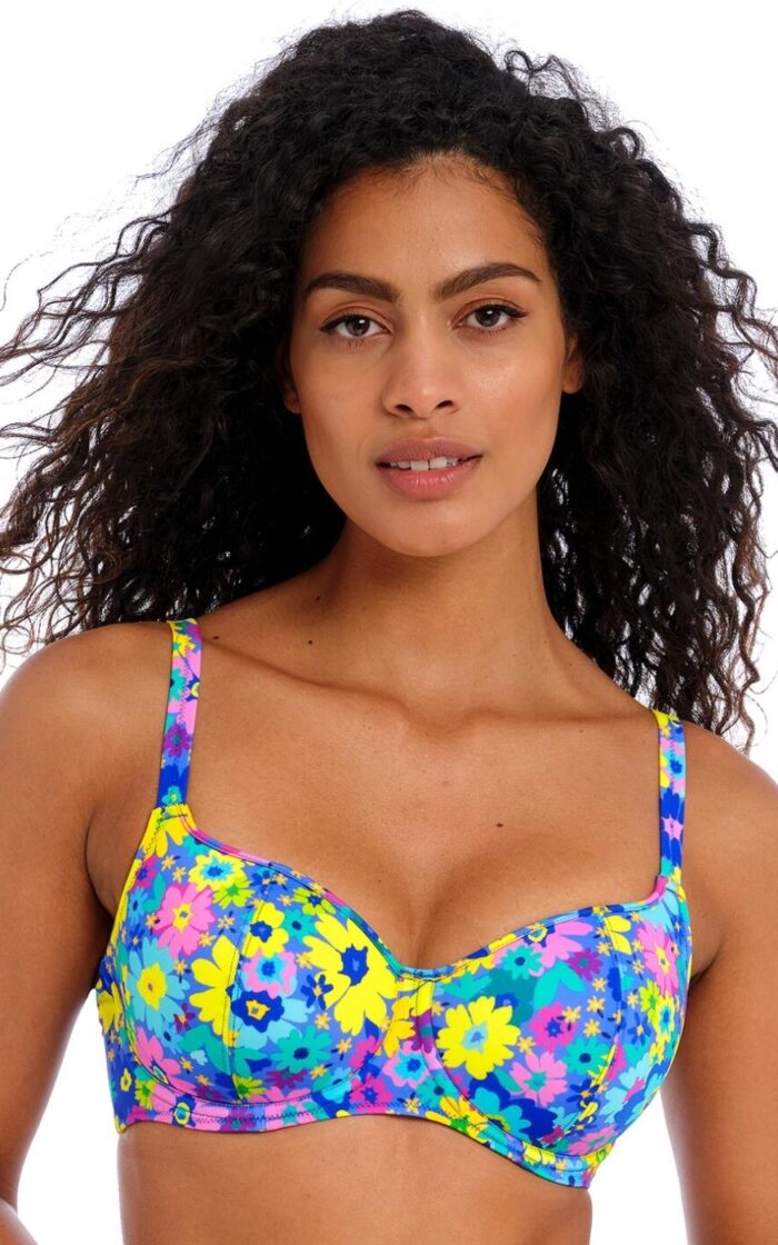Freya Garden Disco Sweetheart Bikini Top - Multi - 30F