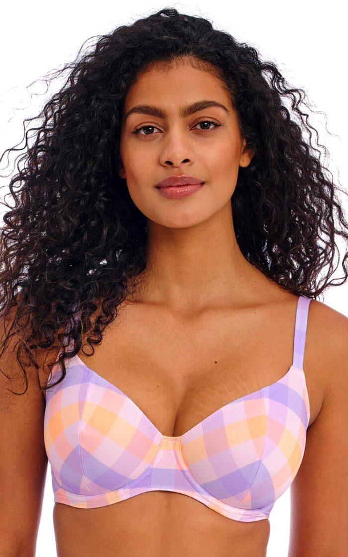 Freya Harbour Island Plunge Bikini Top - Sorbet - 32E