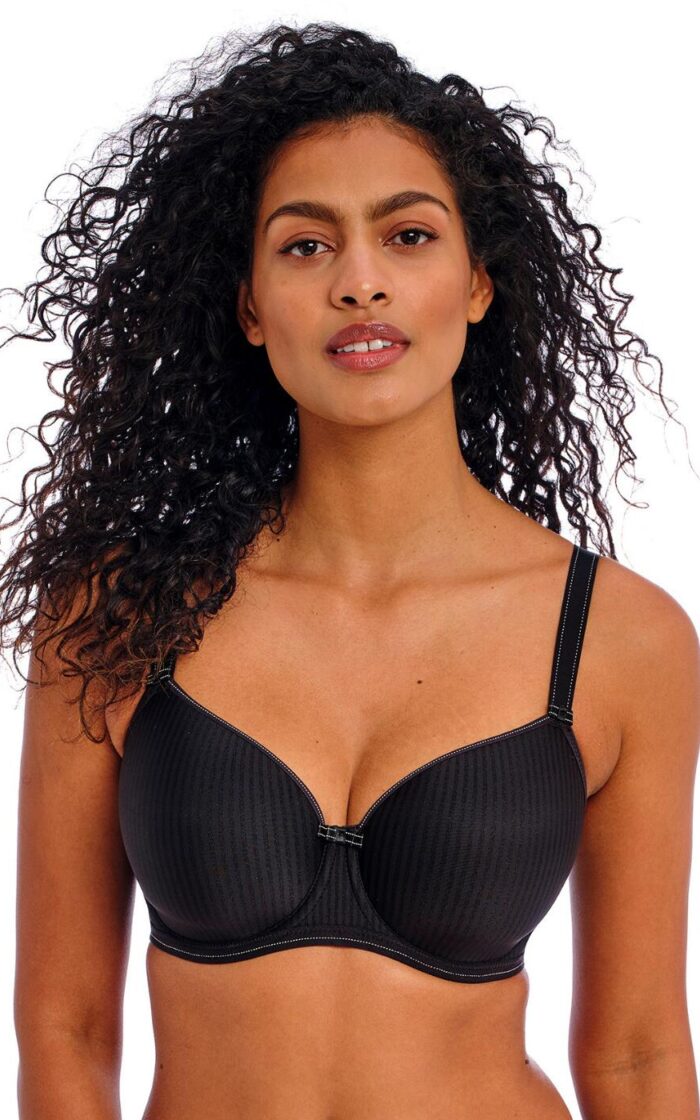 Freya Idol Moulded Balcony Bra - Black - 30G