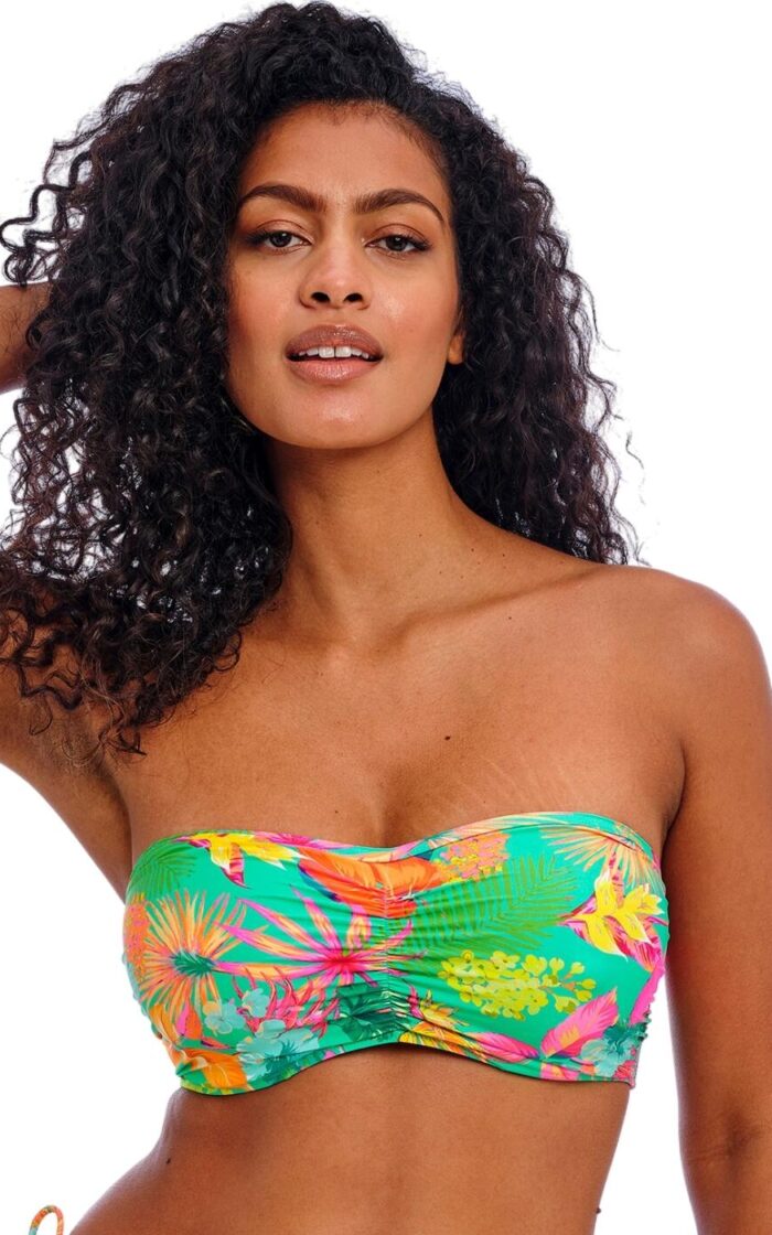 Freya Isla Margarita Bandeau Bikini Top - Jade - 32G