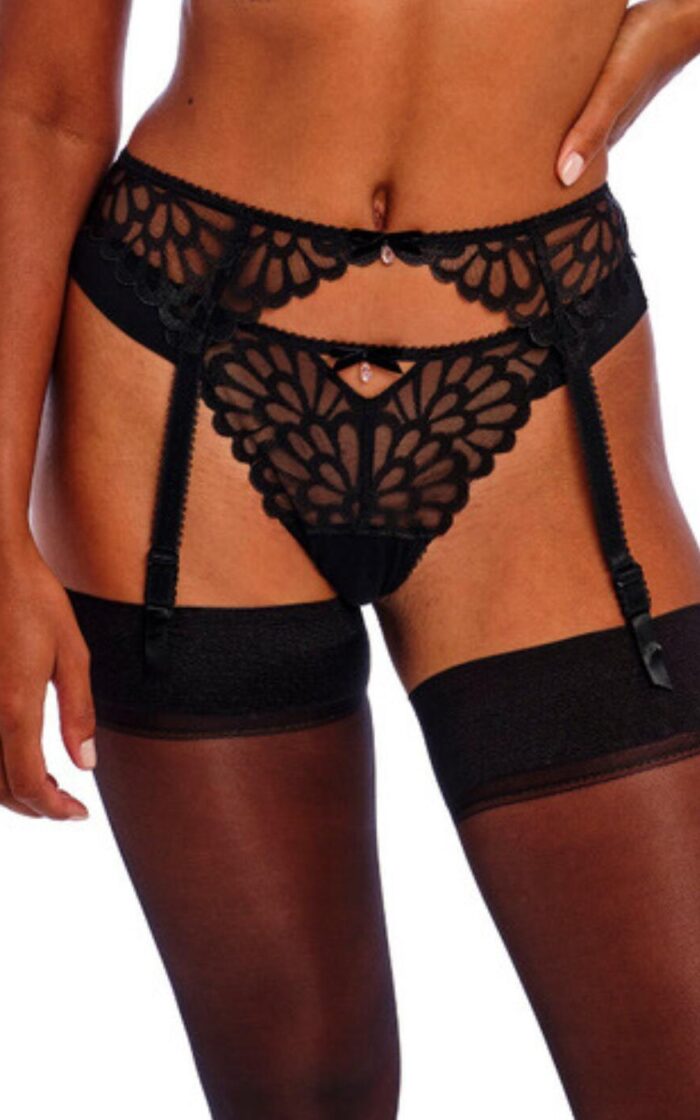 Freya Loveland Suspender - Bombshell Black - S - 10