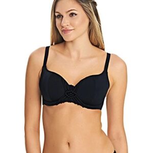 Freya Macrame Balcony Bikini Top - Black - 32D