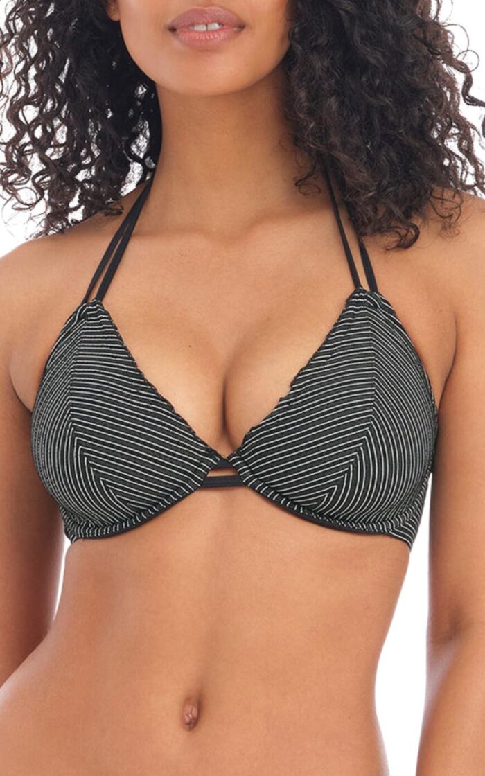 Freya Ocean Calling Halter Bikini Top - Midnight - 34D