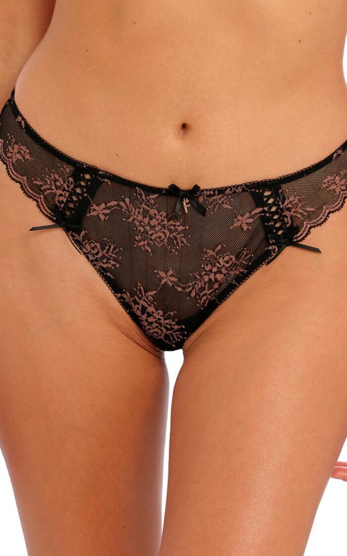 Freya Offbeat Decadence Brazilian Brief - Black - M - 12