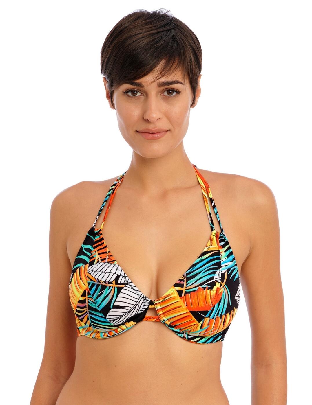 Freya Samba Nights Halter Bikini Top - Multi - 30F