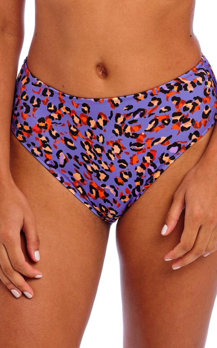 Freya Santiago Nights High Waist Bikini Brief - Leopard - S - 10