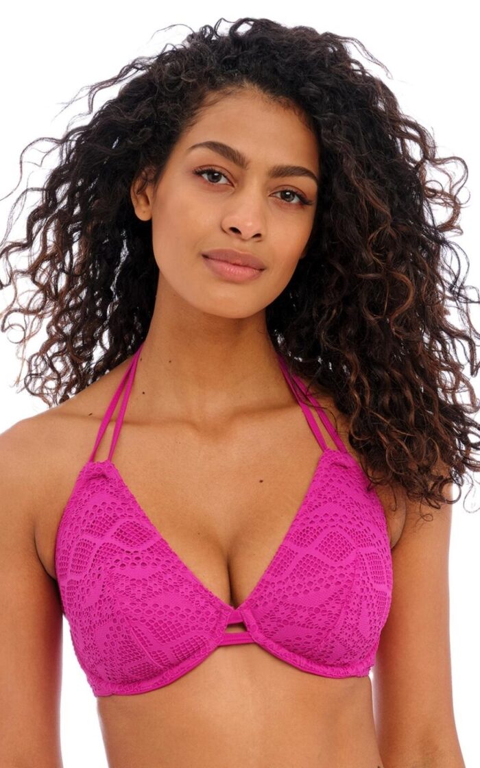 Freya Sundance Halter Bikini Top - Orchid - 34C