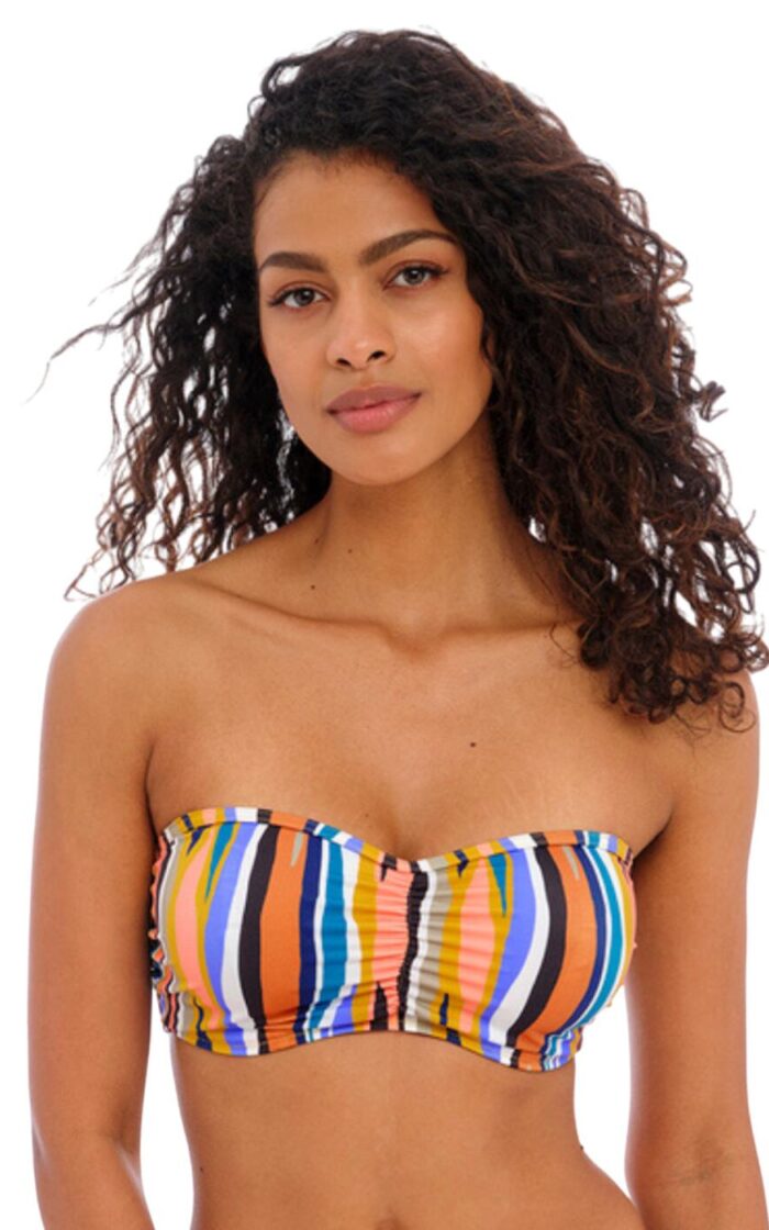 Freya Torra Bay Strapless Bikini Top - Multi - 34D