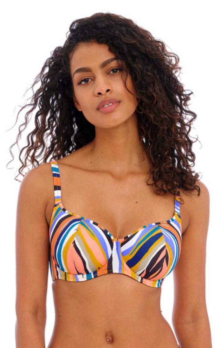 Freya Torra Bay Sweetheart Bikini Top - Multi - 30D