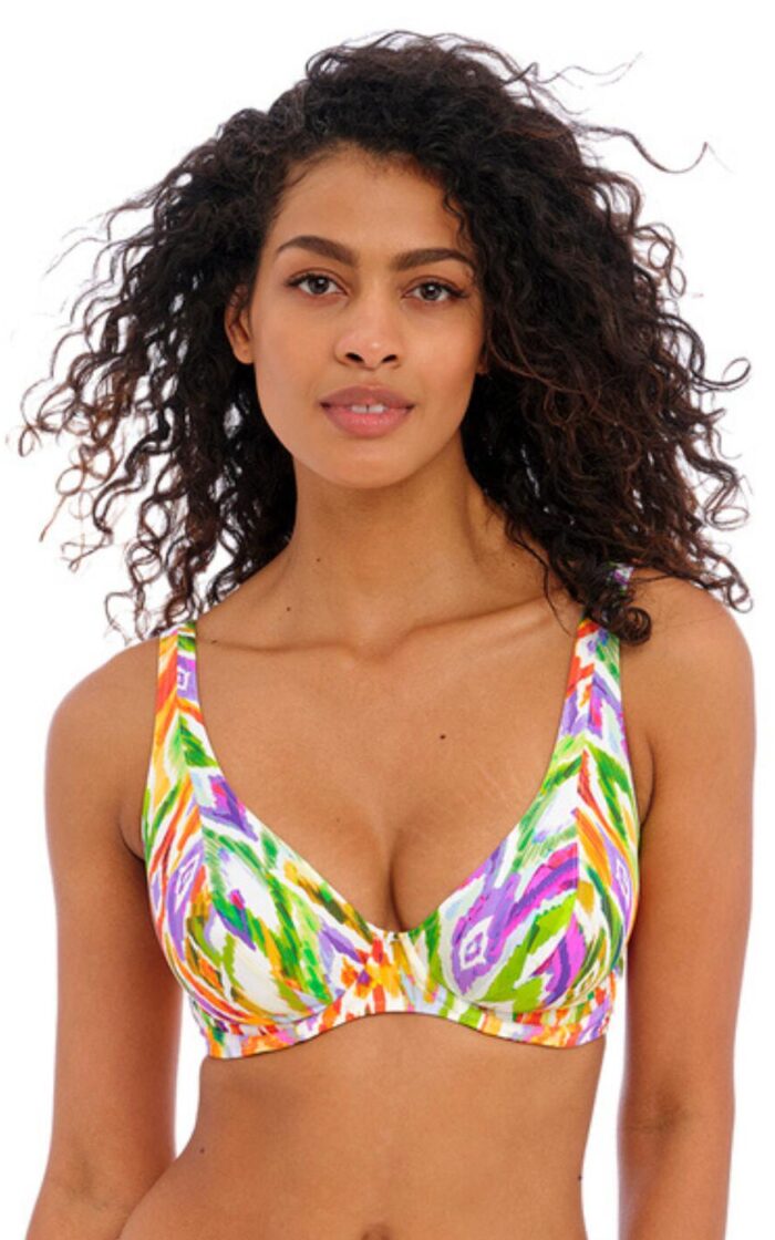 Freya Tusan Beach High Apex Bikini Top - Multi - 30D