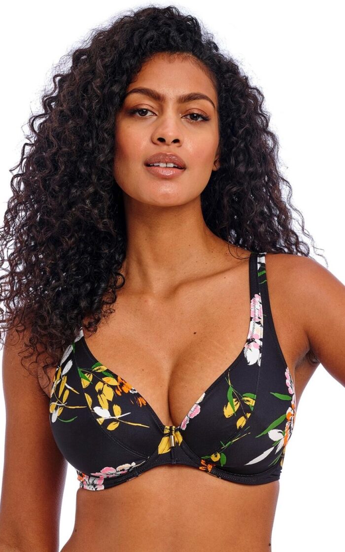 Freya Twilight Soul High Apex Bikini Top - Black - 30E