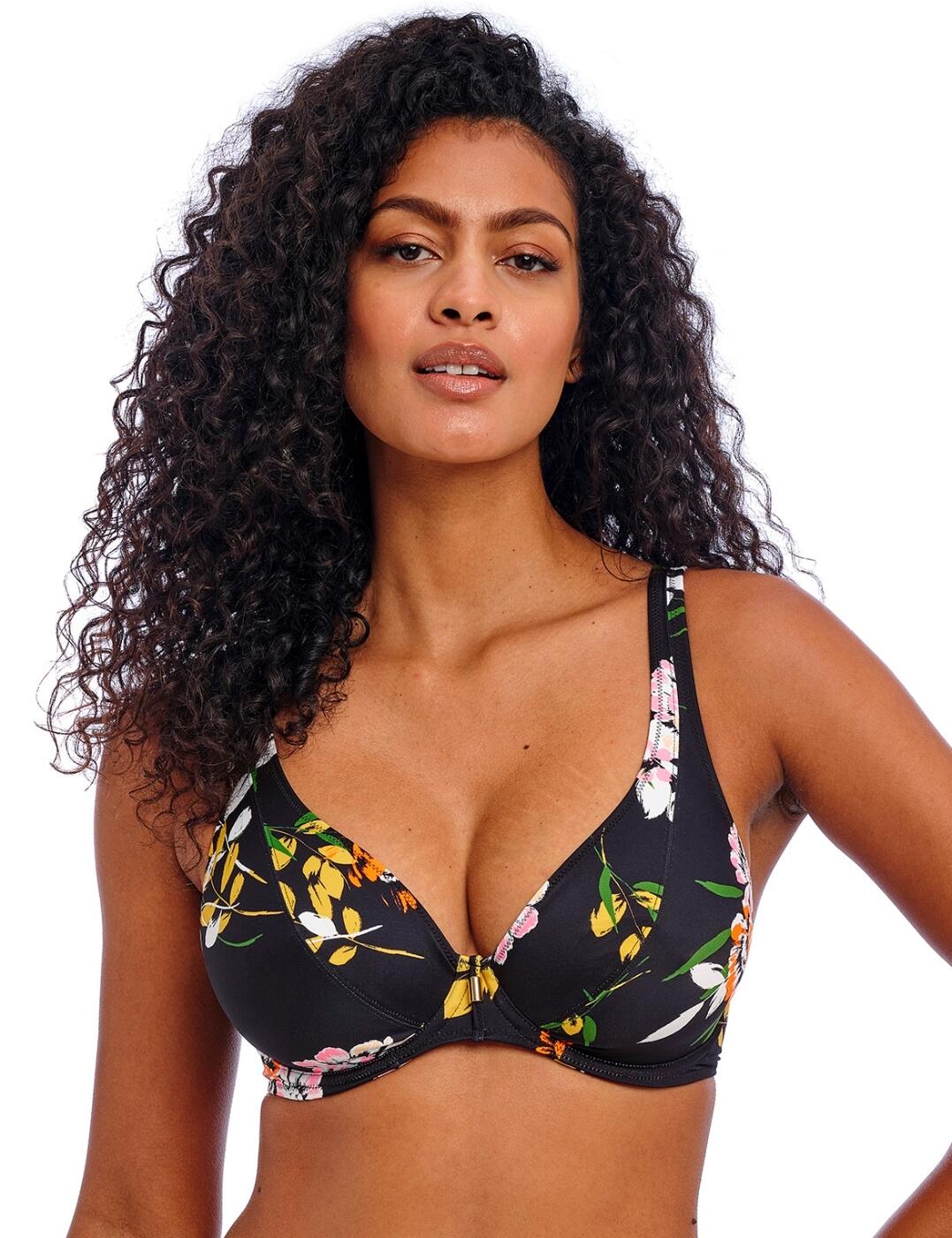 Freya Twilight Soul High Apex Bikini Top - Black - 30E