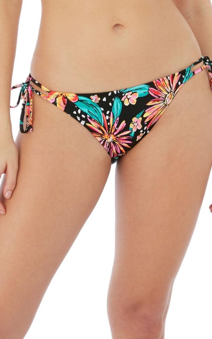 Freya Wild Daisy Tie Side Bikini Brief - Multi - M - 12