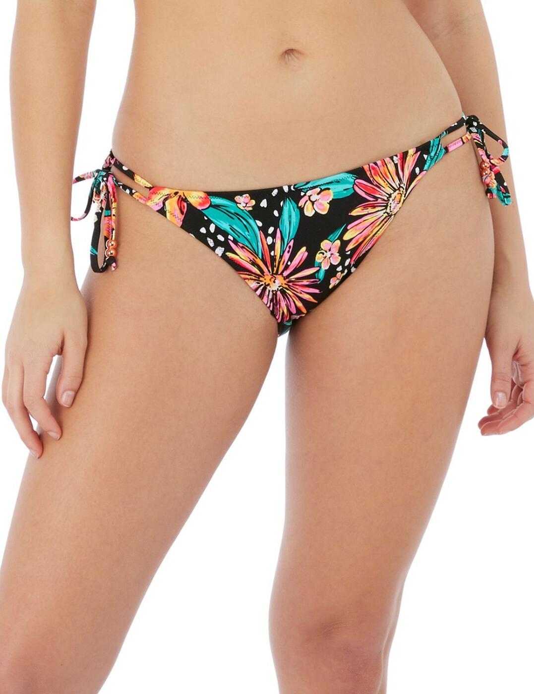 Freya Wild Daisy Tie Side Bikini Brief - Multi - M - 12