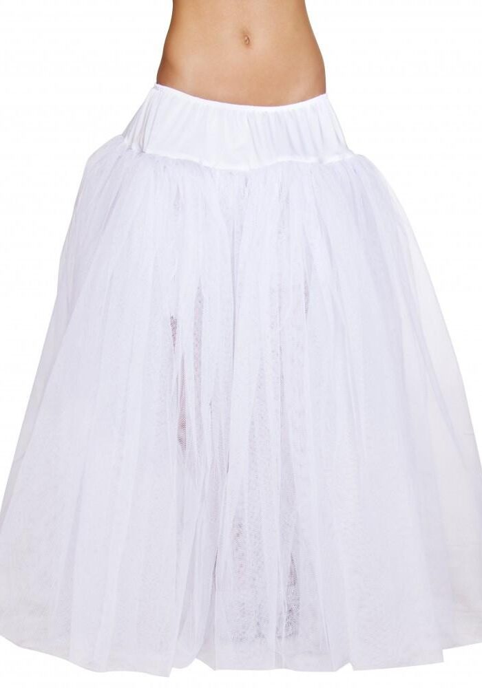 Full Length White Petticoat
